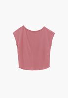 Bayan Pembe Modal Bot Yaka Tişört