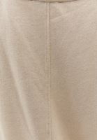 Bayan Bej Modal Bot Yaka Tişört