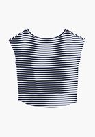 Bayan Çok Renkli Modal Bot Yaka Tişört