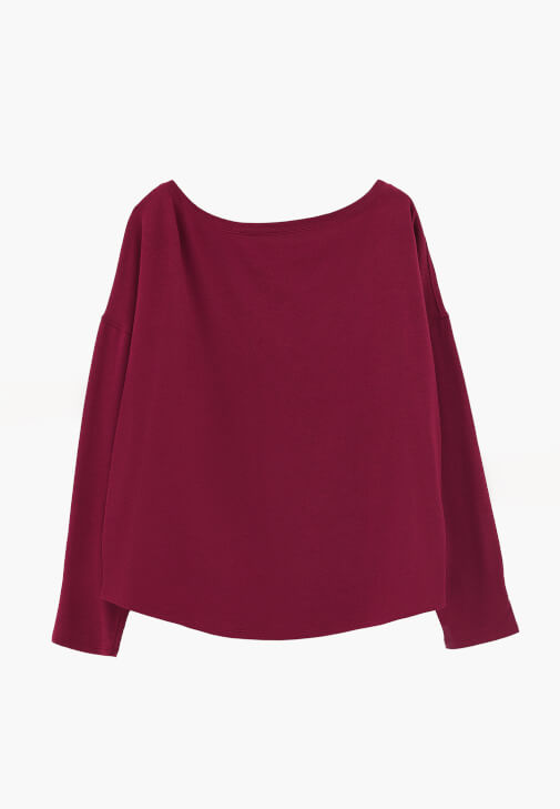 Modal Kazak ve Bootcut Pantolon Kombini