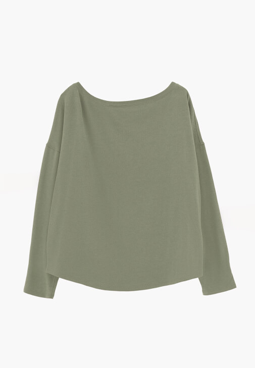 Triko Kazak ve Barrel-Fit Pantolon Kombini