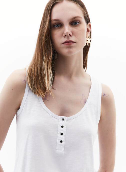 Modal Çıtçıtlı Atlet ve Bermuda Şort Kombini