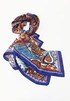 Bayan Çok Renkli Desenli Fular