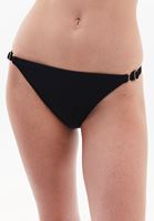 Bayan Siyah Düşük Bel Bikini Altı