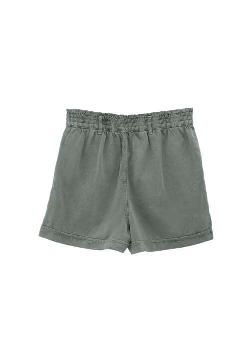 Tencel Şort ve Oversize Gömlek Kombini