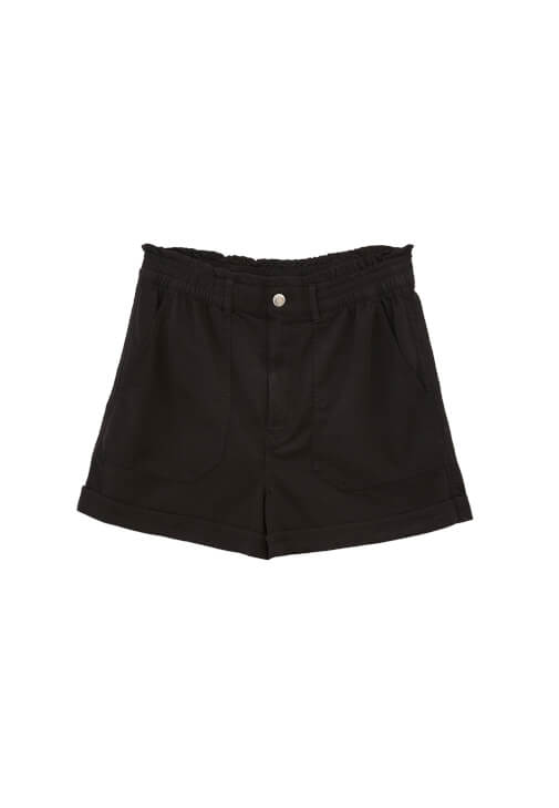 Tencel Mini Şort ve Oversize Gömlek Kombini