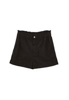 Bayan Siyah Yüksek Bel Mini Şort ( TENCEL™ )