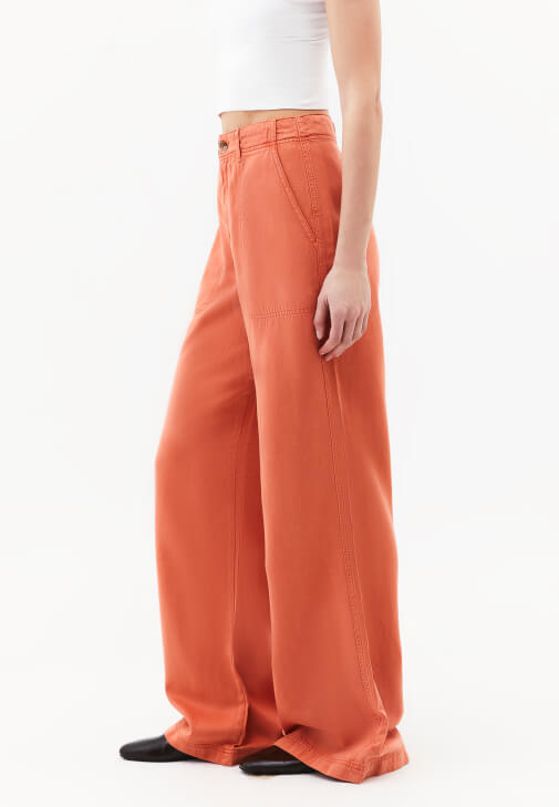 Tencel Pantolon ve Crop Atlet Kombini