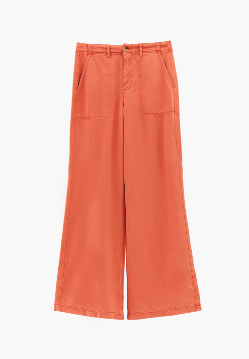 Tencel Pantolon ve Crop Atlet Kombini