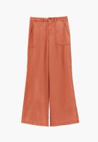 Bayan Turuncu Wide-Leg Pantolon ( TENCEL™ )