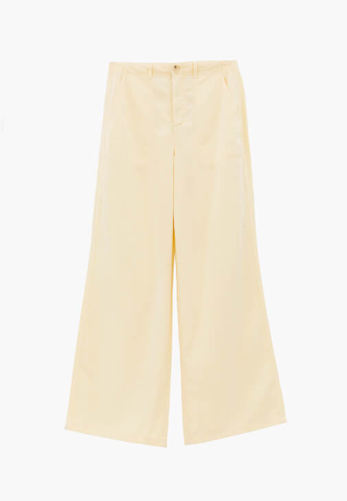 Tencel Pantolon ve Crop Gömlek Kombini