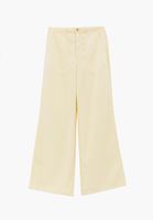 Bayan Sarı Wide-Leg Pantolon ( TENCEL™ )