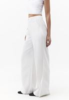 Bayan Bej Wide-Leg Pantolon ( TENCEL™ )