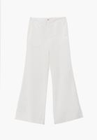 Bayan Bej Wide-Leg Pantolon ( TENCEL™ )