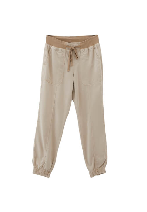 Jogger Pantolon ve Pamuklu Crop Atlet Kombini