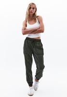Bayan Haki  Orta Bel Jogger Pantolon ( TENCEL™ )