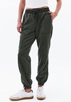 Bayan Haki  Orta Bel Jogger Pantolon ( TENCEL™ )