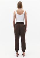 Bayan Kahverengi Orta Bel Jogger Pantolon ( TENCEL™ )