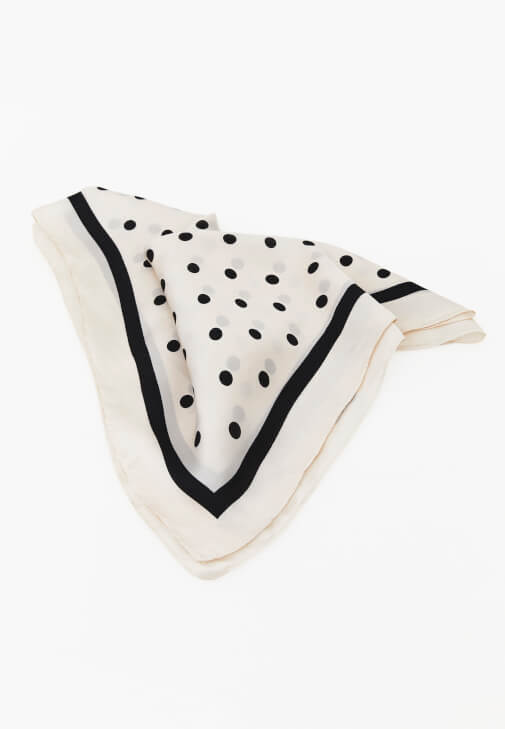 Çok Renkli Desenli Fular