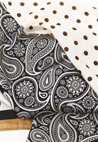 Bayan Çok Renkli Desenli Fular