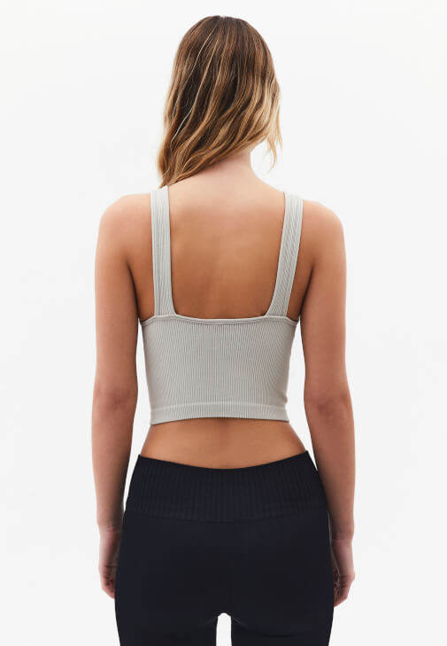 Crop Top ve Seamless Tayt Kombini