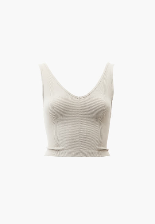 Crop Top ve Seamless Tayt Kombini