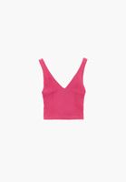 Bayan Pembe Seamless Crop Top