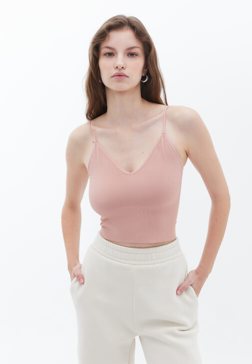 Dikişsiz Atlet ve Jogger Pantolon Kombini