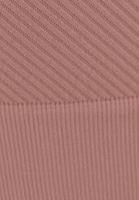 Bayan Pembe V Yaka Dikişsiz Crop Atlet