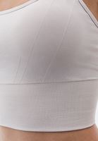 Bayan Bej Askılı Crop Atlet ( TENCEL™ )
