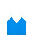 Bayan Mavi Askılı Crop Atlet