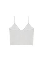 Bayan Beyaz Askılı Crop Atlet