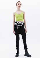 Bayan Yeşil Askılı Crop Atlet