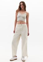 Bayan Bej Askılı Crop Atlet