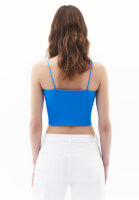Bayan Mavi Askılı Crop Atlet