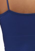 Bayan Lacivert Askılı Crop Atlet