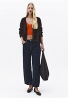 Bayan Turuncu Askılı Crop Atlet