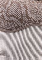 Bayan Çok Renkli Jakarlı Dikişsiz Crop Atlet