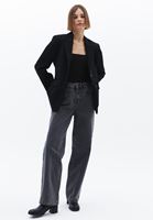 Bayan Siyah Pamuklu Kare Yaka Atlet