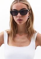 Bayan Beyaz Pamuklu Kare Yaka Atlet