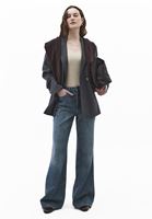 Bayan Bej Pamuklu Kare Yaka Atlet