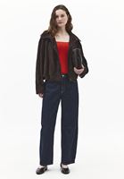 Bayan Kırmızı Pamuklu Kare Yaka Atlet