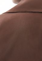 Bayan Kahverengi Kemer Detaylı Gömlek Elbise