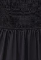 Bayan Siyah Halter Yaka Yırtmaçlı Elbise