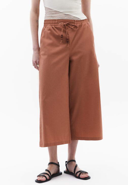 Culotte Pantolon ve Dantelli Atlet Kombini