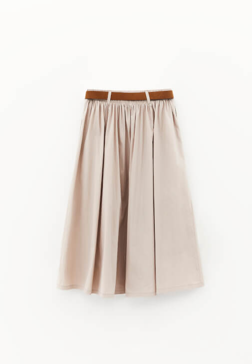 Ultra Yüksek Bel Kemerli Etek - Görsel 7