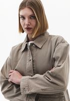 Bayan Bej Cep Detaylı Ceket