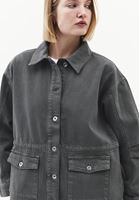 Bayan Haki Cep Detaylı Ceket