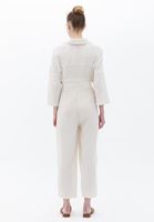 Bayan Bej Yüksek Bel Harem Pantolon