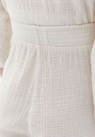 Bayan Bej Yüksek Bel Harem Pantolon